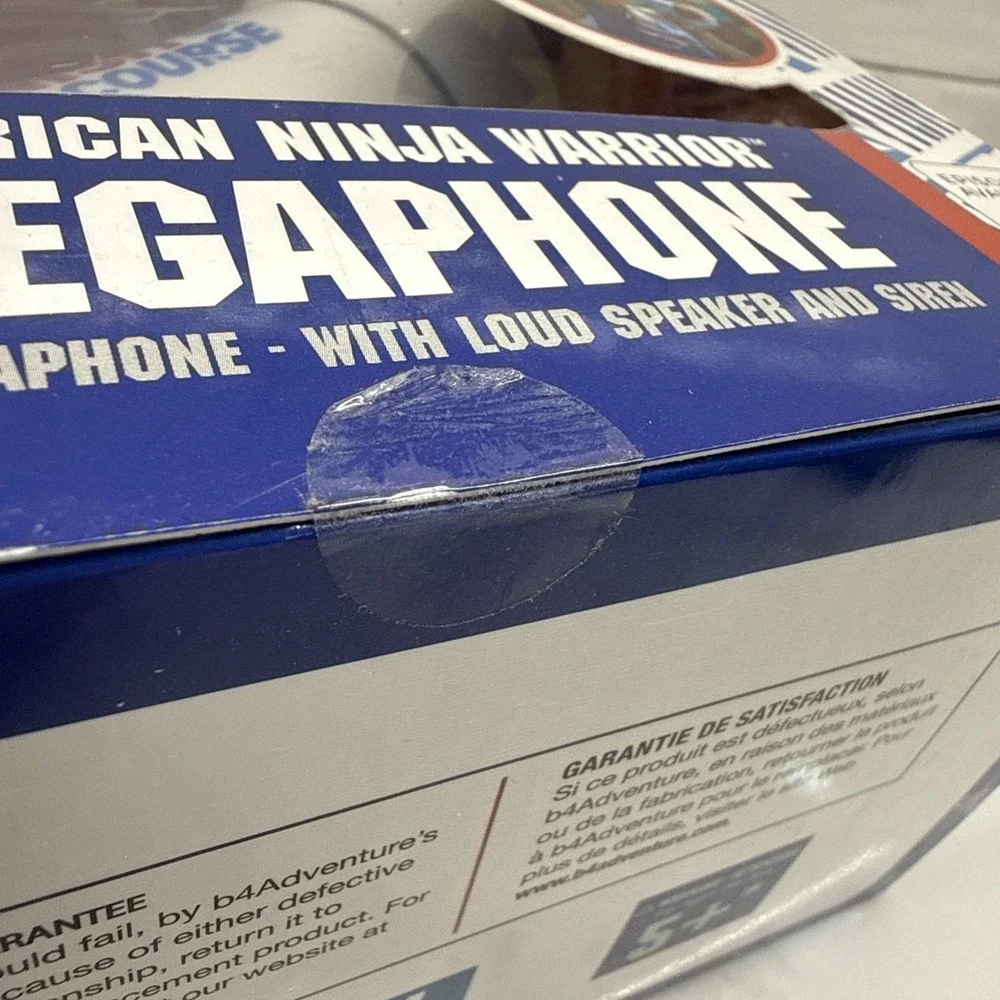 American Ninja Warrior Megaphone NEW Box Wear Siren Loud Speaker Kids Toy Fast🚢